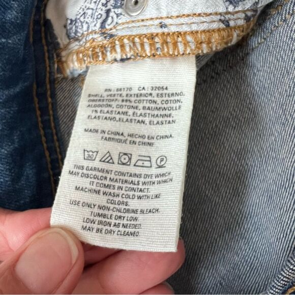 Anthropologie Pilcro and the Letterpress Relaxed Straight Ankle Jeans Size 25 - Picture 9 of 11